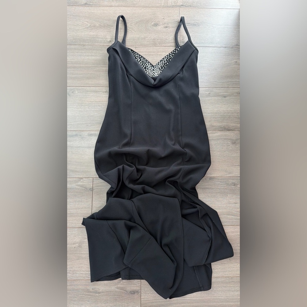 Scott McClintock vintage Strapless Black Gown